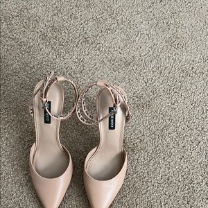 Nine West Pink Pointed Toe Heels